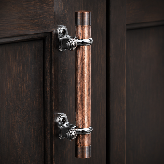 Textured Ember Copper Cabinet Pull