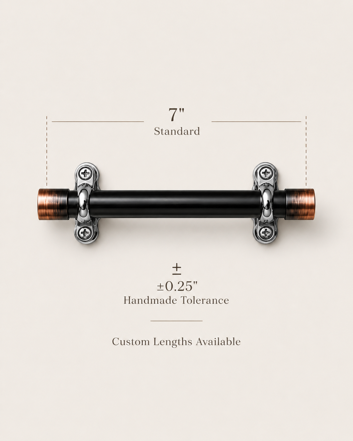 Forge Black Cabinet Pull