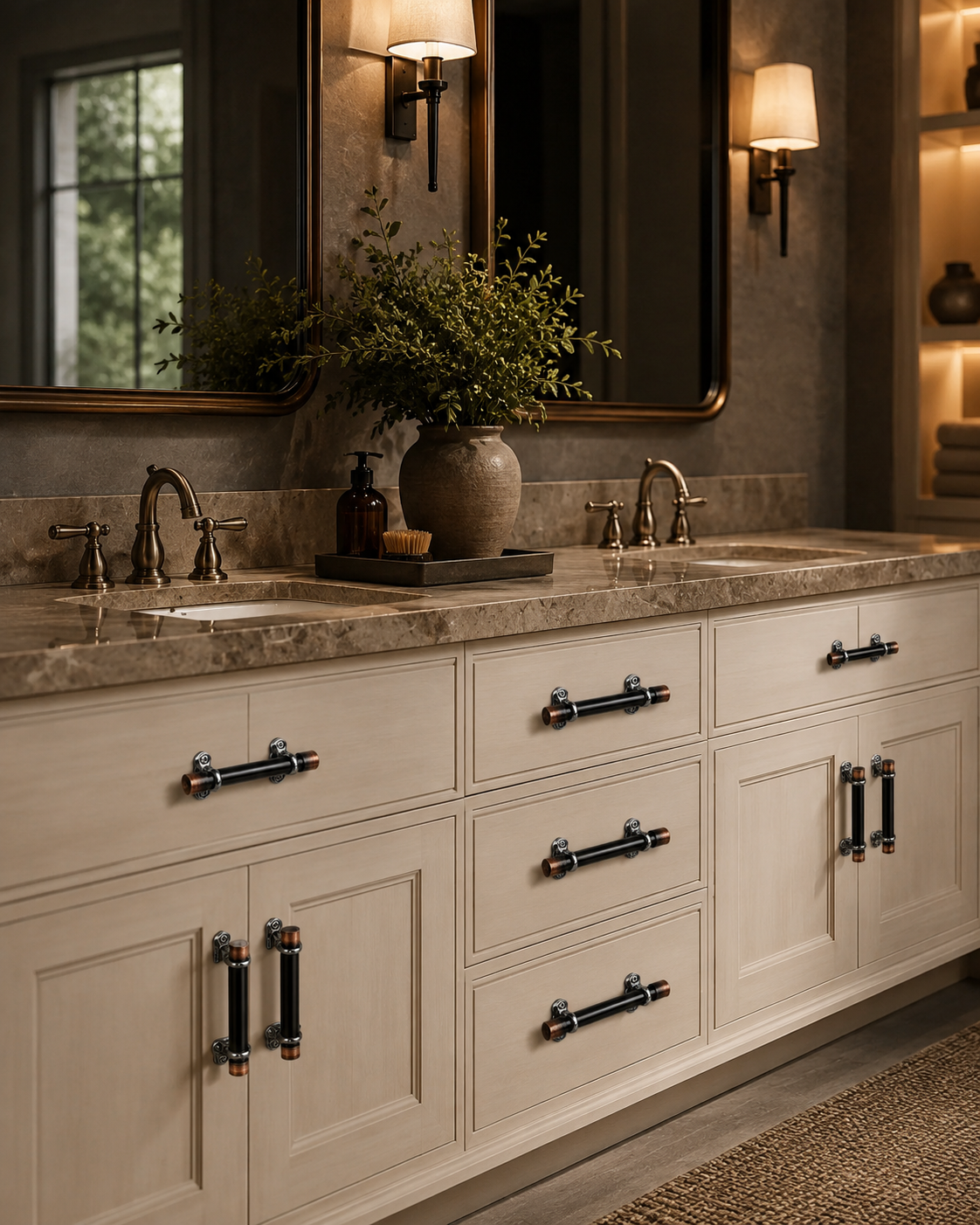 Forge Black Cabinet Pull