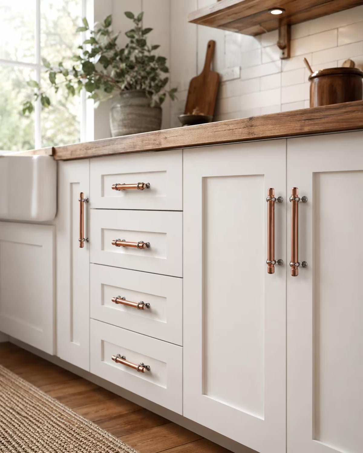 Polished Copper Cabinet Pull