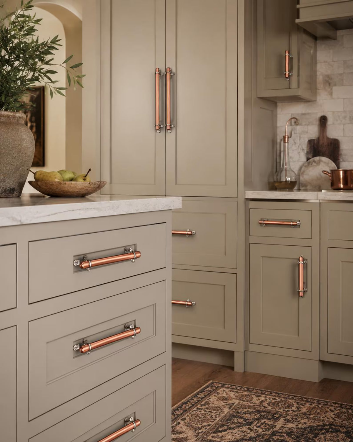 Polished Copper Cabinet Pull