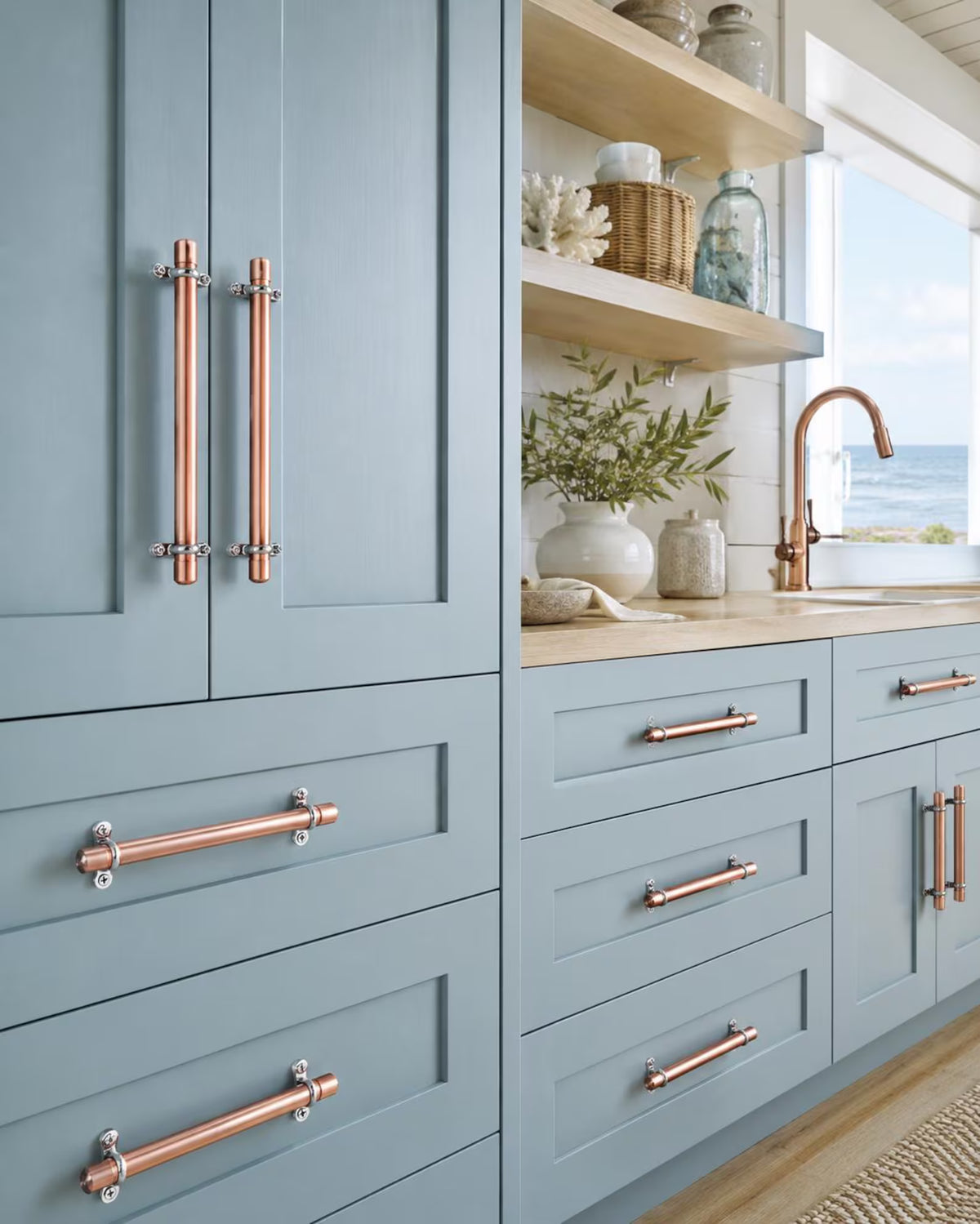 Polished Copper Cabinet Pull