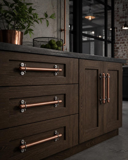 Polished Copper Cabinet Pull