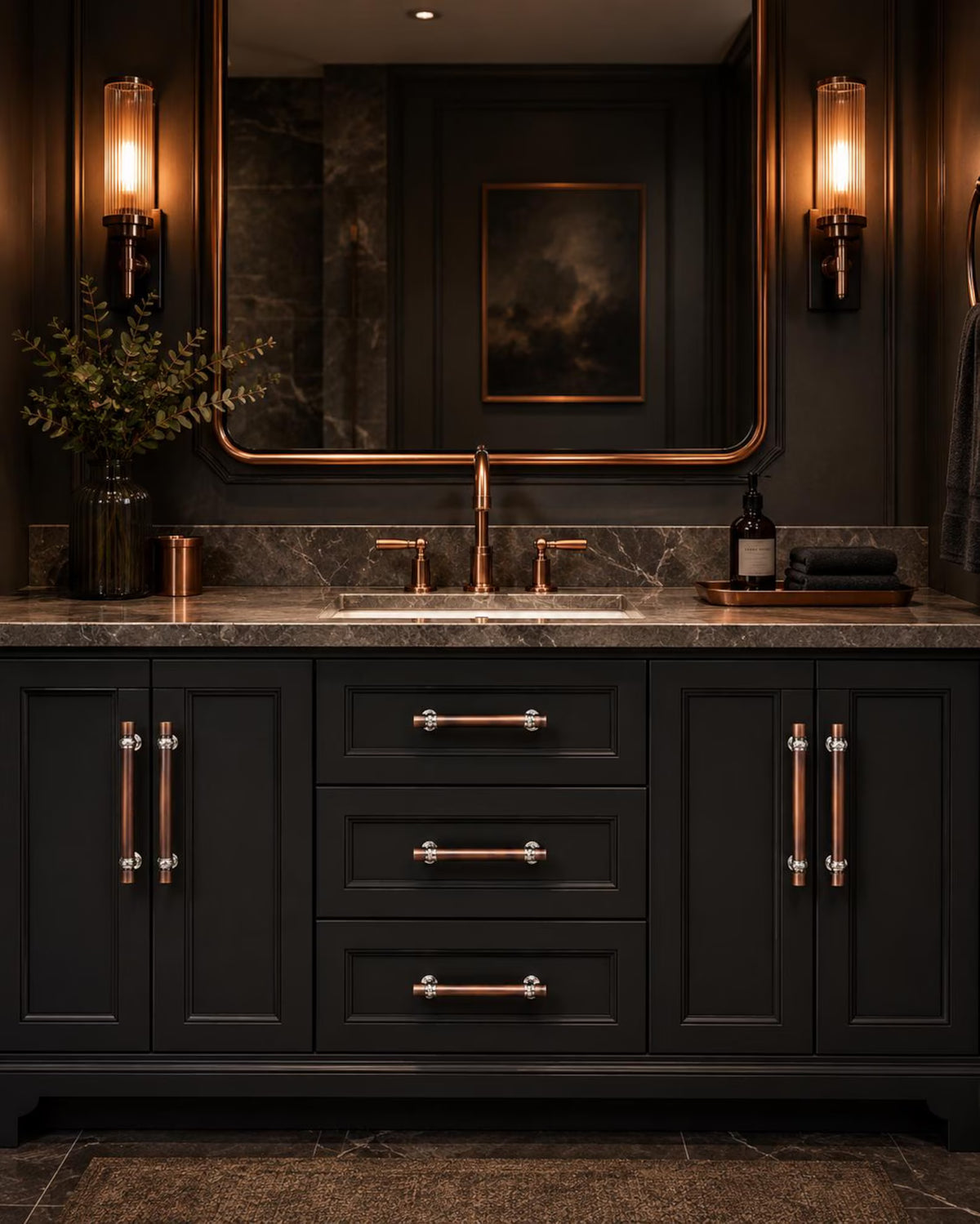Antique Copper Cabinet Pull
